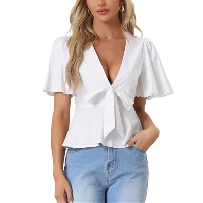 What is the difference between a woven blouse and a shirt?